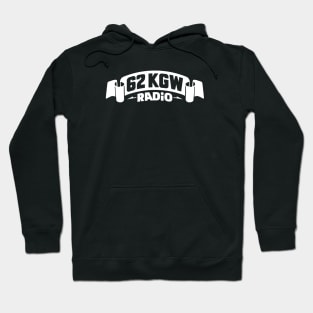 1975 - 62 KGW Radio (White on Orange) Hoodie